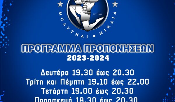 IONIKOS MUAY THAI PROGRAMMA